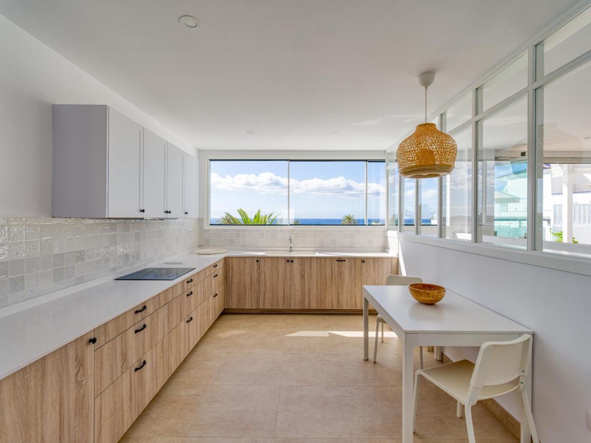 Pasitoblanco Porto Mare 7 Seaview Villa Private Heated Pool Pasito Blanco Exterior photo